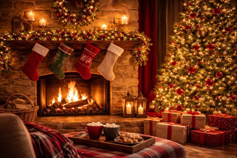 caminetto natale