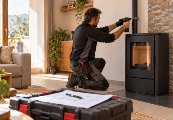 Installatore monta canna fumaria nera (1)