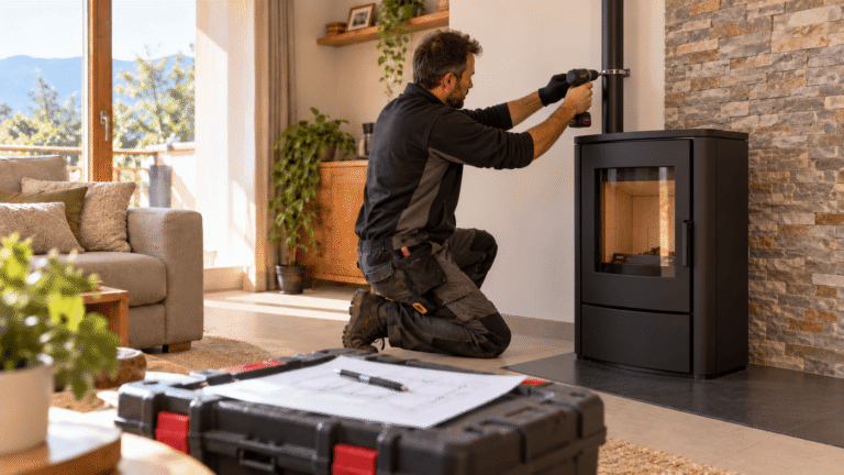 Installatore monta canna fumaria nera (1)